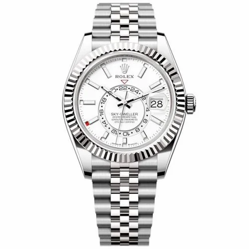 Rolex Sky-Dweller Stainless Steel - White Gold / White / Jubilee 336934-0004 (M336934-0004)